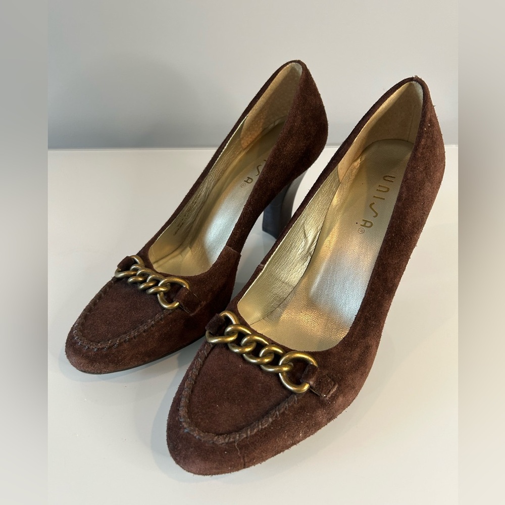 Unisa Brown Vintage Heels
